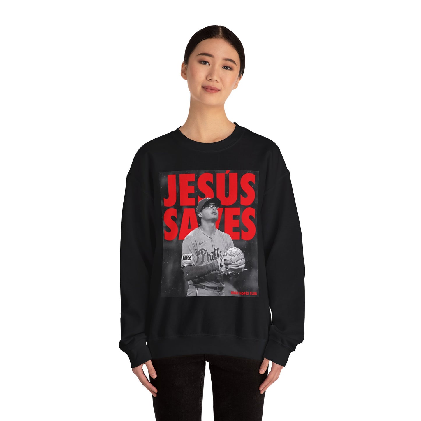 JESÚS SAVES Crewneck